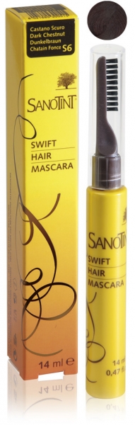 SANOTINT SWIFT HAAR MASCARA DUNKELBRAUN Nr. S6